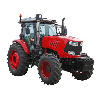 China Building Material Shops Wheel Tractor Loader 35hp 80hp 100hp Backhoe Agricultural Tractor With Attachment for sale