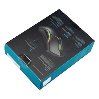 China Recyclable Electronic Product Box With Hanging Hole Cable Mouse Packaging Cardboard Customization for sale