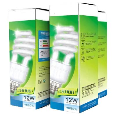 China Recyclable Customized Folding Box Printing LOGO Light Bulb Packaging Carton for sale