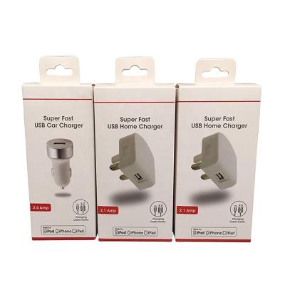 China Recyclable Custom Car USB Charger Packing Boxes for sale