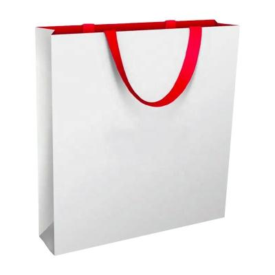 China Recycled Materials Custom Shopping Bag With Kraft Paper Twine Printed Paper Bag for sale