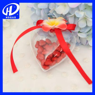 China Home Decoration & Clear Plastic Heart Shaped Circle Hang Ornaments Favor Candy Ball Gift Crafts for sale