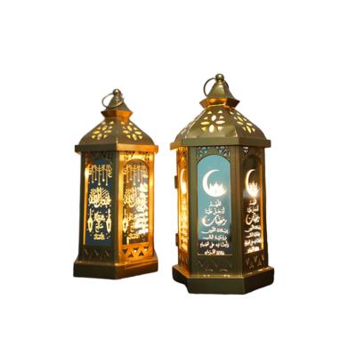 China Muslim Lantern Eid Mubarak String Lights Wholesale LED Ramadan Lantern Home Decoration For Islamic Party for sale