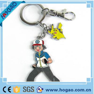 China OEM Promotion Pokemon Design Customized Key Chain Non - Toxic And Eco - Friendly With PVC , Resin for sale