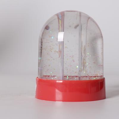 China Europe DIY Your Own Photo Insert Snow Globe Acrylic Water Snow Globe for sale