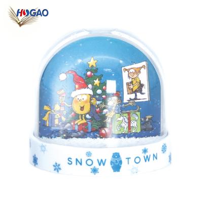 China Wholesale Gift Idea Europe OEM 9*9*8.5cm Photo Frame Picture Insert Water Globe Acrylic Snow Globe for sale