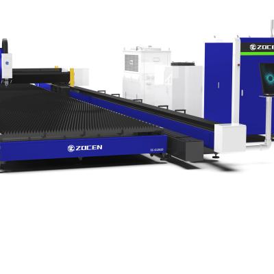 China Water-cooled Closed large encirclement with strong stability Power Fiber Gantry switch table fiber laser  Laser Cutting Machine for sale