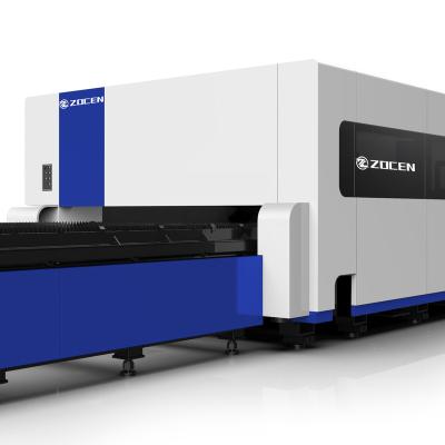 China Water-cooled Pressure vessel WATER COOLING Enclosed exchange platform fiber laser cutting machine with MAX RAYCUS for sale