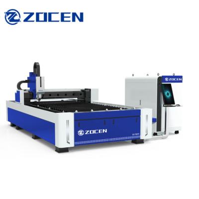 China Water-cooled New Laser Cutting Machine ZC-F3015 1000W Price/CNC Fiber Laser Cutting Machine For Sheet Metal for sale