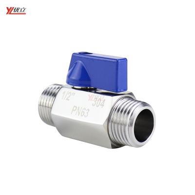 China RC TNP BSP 1000WOG PN63 304 Stainless Steel 316 Manual Safe Bestseller Durable Male Threaded Ball Valve Small and Durable for sale