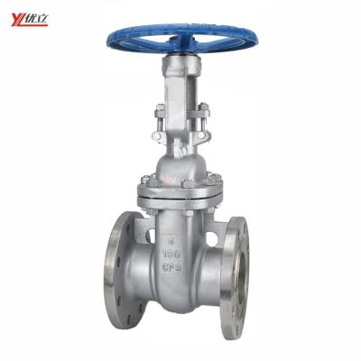 China Safe And Durable Reliable Performance API 316 High Temperature ANSI Standard 150LB 300LB 304 JIS 10K-20K 1.6mp WCB Manual Flanged Gate Valve for sale