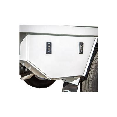 China Heavy duty aluminum under body under flatbed truck storage steel tool boxes for sale