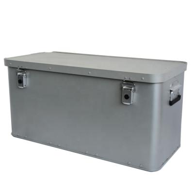 China Professional Durable Large Silver Aluminum Storage Box Tool Box for sale