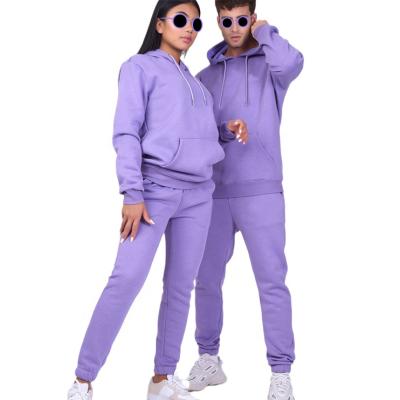 China Wholesale Custom Breathable Women Tracksuits Winter Cotton Two Piece Jogger Set Adult Unisex Sweatsuit for sale