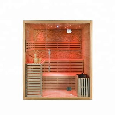 China Indoor Computer Control Panel 4 Person Finland Steam Sauna Room for sale