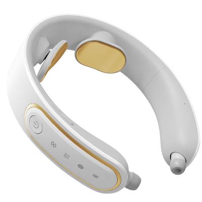 China Bluetooth Music Drop Shipping and OEM Supported Portable Rechargeable Battery Intensity Adjustable Bluetooth Music Intelliance Neck Massager for sale