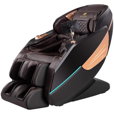 China Automatic Body Scan Detection Factory Cheap Price Latest AI Smart Voice Commend Function Dual-core SL Track Air compression SL Track 3D Massage Chair for sale