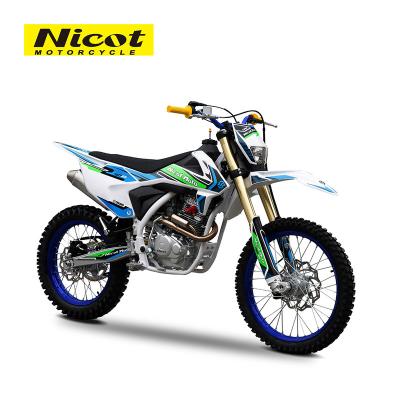 China PP Plastic+Steel Chassis Trusted Business One Cylinder 4 Stroke Air Cooling Gasoline Motocross Motorcycles Dirt Bike 250cc for sale