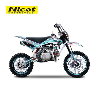 China PP Plastic+Steel Chassis Gasoline Pit Bike Professional Mini Motocross PT125 Mini Motocross 125cc Enduro for sale