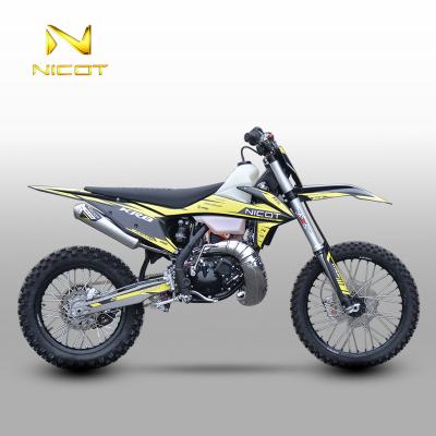 China PP Plastic+Steel Chassis Nicot 2 Stroke KF250MT 1E66MM Hot Sale 250cc Dirt Bike Motocross 250cc Motorcycle Dirt Bike 250cc For Adult for sale