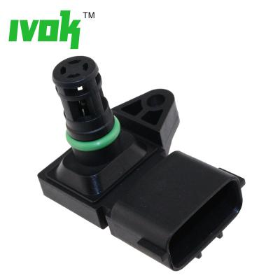 China Brand New MAP Sensor Intake Manifold Pressure Sensor For Ford C-MAX Fusion Street KA 1.3 1.4 1.6 2S6A-9F479-BA 2S6A9F479BA OEM Size for sale