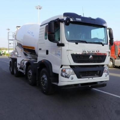 China Boutique 340HP HOWO T5G 8X4 7.7 Square Concrete Mixing Truck for Country Markets for sale