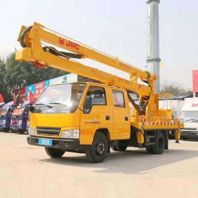 China 16M-30M Diesel Crane Truck with Manual Transmission Folding Arm Aerial Work Truck for sale