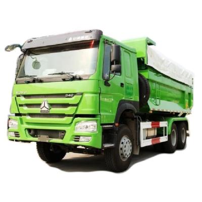 China Beste Angebote auf Gebraucht HOWO Schwerlastwagen 340 PS 6X4 5,6m Dump Trucks mit Touchscreen zu verkaufen