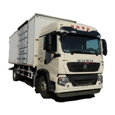 China High Horsepower 280 Hp National Heavy Duty Truck HOWO T5G 4X2 7.92m Van Freight Truck for sale