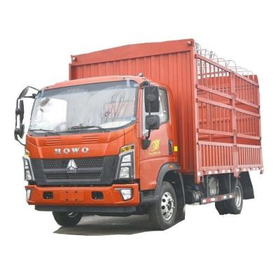 China Cargo Tank Dimension 4.15*2.45*2.3m Heavy Truck HOWO Wang 4X2 160HP Grid Light Truck for sale