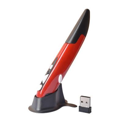 China 3D factory price | 2.4GHz Wireless Mouse Pen | Personalized Creativity Vertical Pen Shaped Mouse for sale