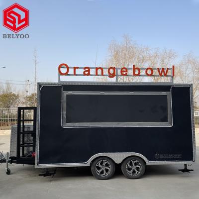 China Vegetable Processing Factory China Food Trailers Food Vending Carts Mobile Dining Car Cafe Pizza Cooking Bar Food Stall for sale