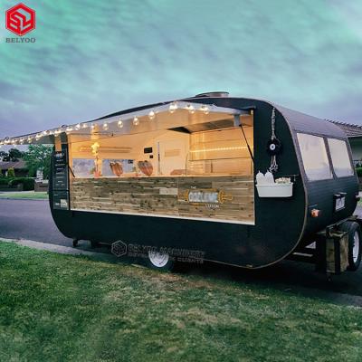 China New Vegetable Processing Factory Hot Dog Cart Coffee Ice Cream Truck Vintage Wedding Bar Bakery Juice Vending Cart Food Van Fast Mobile Food Truck For Sale for sale