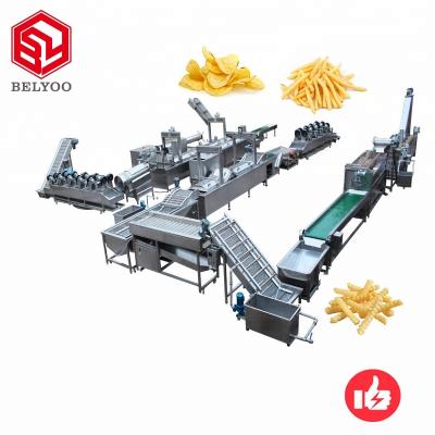 China French fries justified china factory supply automatic french fries machine line for sale