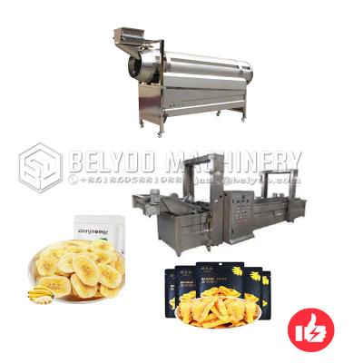 China Automatic High Speed ​​Automatic Making Thin Crispy Plantain Banana Chips Production Line for sale