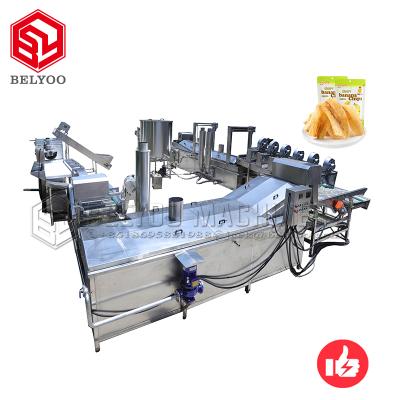 China Automatic Amazing Banana Cutting Developing Machines Fried Banana Chips Production Line for sale