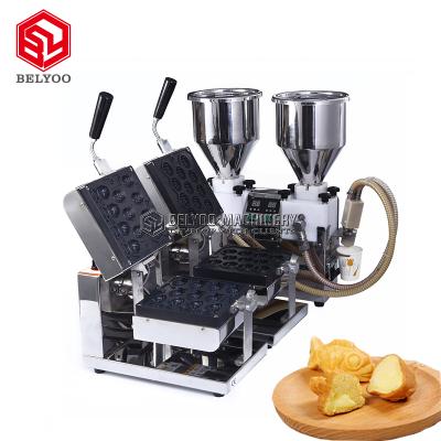 China Hotels Japanese Fish Shaped Taiyaki Baking Machine Bungeo-Ppang Machine Vietnamese Snacks For Sale for sale