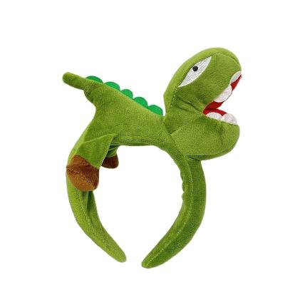 China New Design Hair Decoration Dinosaur Headband European and American Small Spoof Cute Party Hairband Headband for Girls for sale