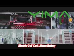 48v 100ah grade a cell lithium batteries for ride on golf buggies long cycle life