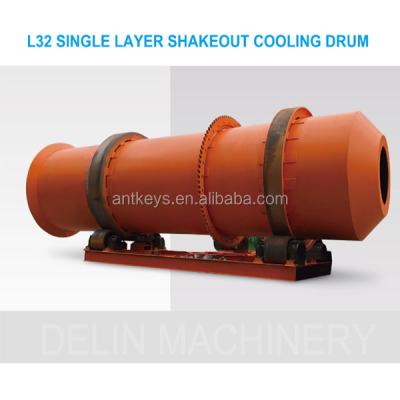 China Building Material Stores Manufacture Delin Single Layer Shakeout Cooling Drum for sale