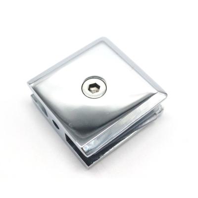 China Modern Bathroom Door Clip Stainless Steel Glass Brass Zinc Alloy Glass Clamps for sale