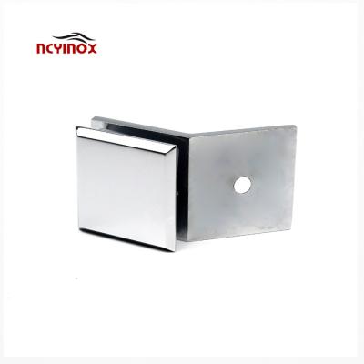 China 135 Degree Modern Shower Flange Zinc Alloy Material Glass Glass To Wall Flange For Door Glass for sale