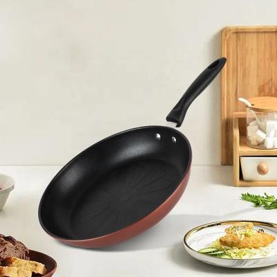 China Factory Direct Sale Kitchen Cookware Cooking Pan Induction Cast Iron Panci Fry Pan Non Stick Frying Pan for sale