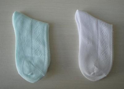 China Soft Pure Color Cotton Baby Socks , Terry-loop Socks With Hand Toe Link for sale