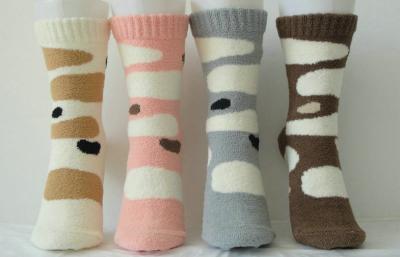 China Warm Cashmere Knitted Ladies Cashmere Socks for sale