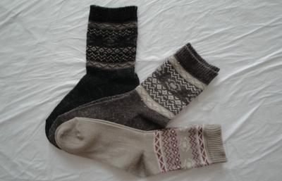 China Socken der Breathable gestrickten Baumwollmänner Wollfür das Kampieren und Sport zu verkaufen