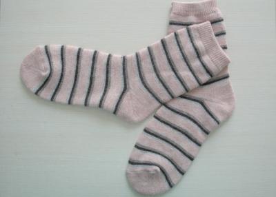 China S / M / L Soft Terry-loop Wool Acrylic Mixed Socks With Single Needle for sale