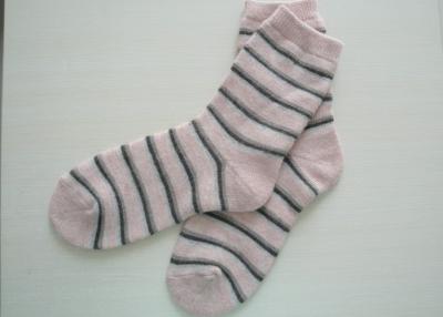 China Angora-Wolle streift Terry-Schleife Socken, die Socken der Thich-Winter-Männer mit einzelner Nadel zu verkaufen