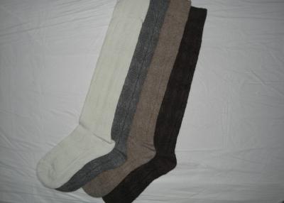 Chine Longues chaussettes d'ouate, hautes chaussettes de genou chaud mou pour des dames à vendre