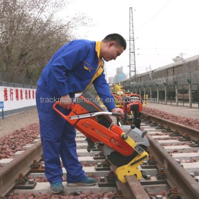 China Construction worksÂ   China Made Gasoline Track Cutter Hot High Efficiency Advance Handheld Railway Rail Cutting Machine for sale